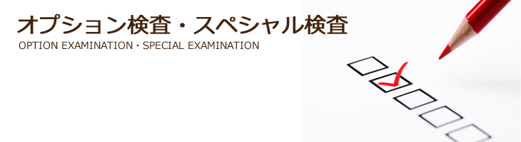 オプション検査・スペシャル検査